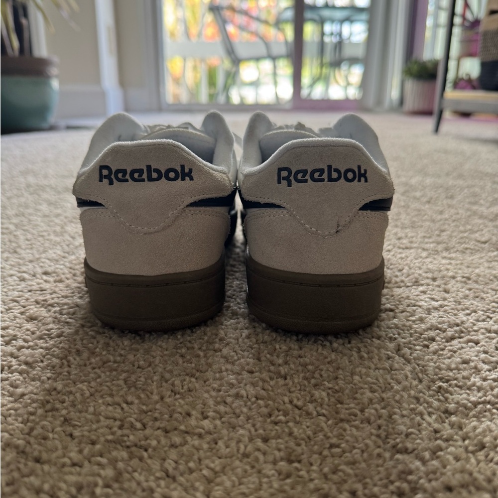 Reebok White and Black Sneakers